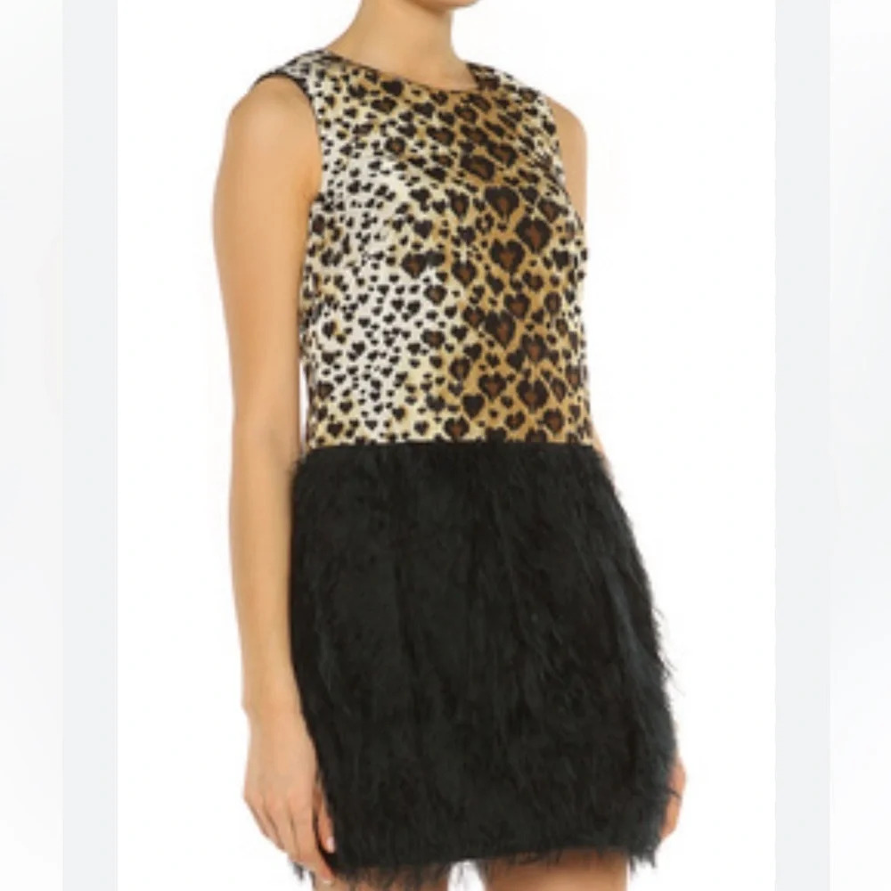 Red Valentino Leopard Print Dress Size Xs